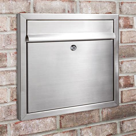 stainless steel parcel box|stainless steel mailbox mount.